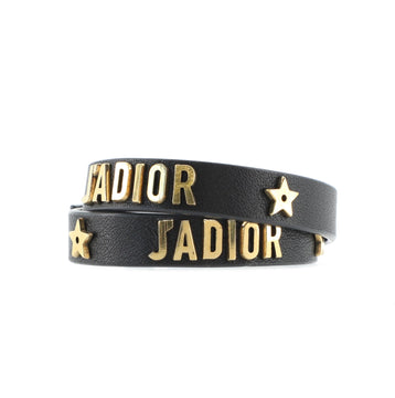 Christian Dior J'Adior Wrap Bracelet Studded Leather