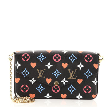 Louis Vuitton Felicie Pochette Limited Edition Game On Multicolor Monogram