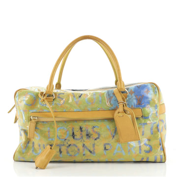Louis Vuitton Pulp Weekender Bag PVC Over Monogram Denim PM
