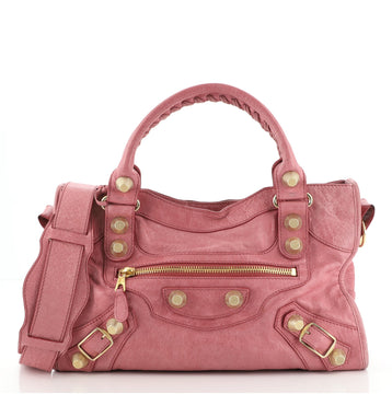 Balenciaga City Giant Studs Bag Leather Medium