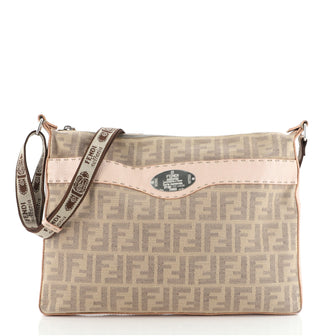 Fendi Selleria Crossbody Bag Zucca Canvas Medium