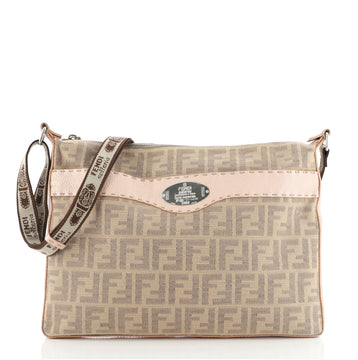 Fendi Selleria Crossbody Bag Zucca Canvas Medium