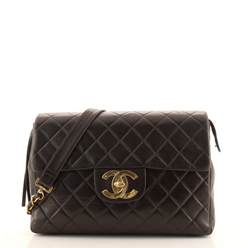 Chanel Vintage Classic Flap Backpack Quilted Lambskin Medium