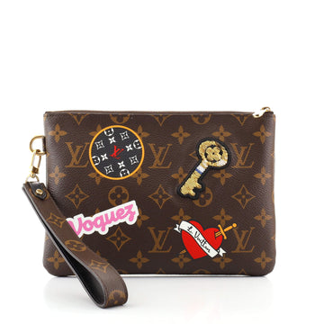 Louis Vuitton City Pouch Limited Edition Patches Monogram Canvas