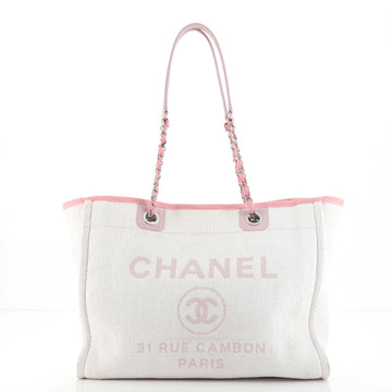 Chanel Deauville Tote Raffia Small