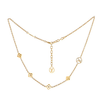 Louis Vuitton Flower Full Necklace Metal