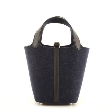Hermes Picotin Lock Bag Felt with Leather PM