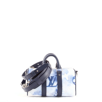 Louis Vuitton Keepall Bandouliere Bag Limited Edition Monogram Watercolor Canvas XS