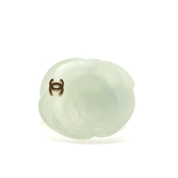 Chanel Vintage Camellia Ring Resin