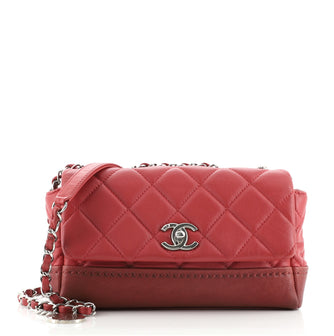 Chanel Bi Coco Flap Bag Quilted Lambskin with Caviar Small