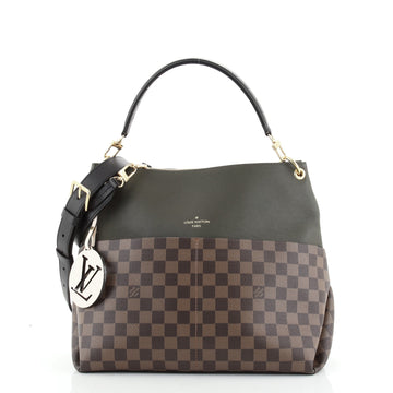 Louis Vuitton Maida Handbag Damier with Leather