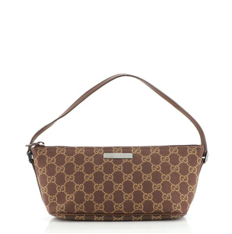 Gucci Boat Pochette GG Canvas Small