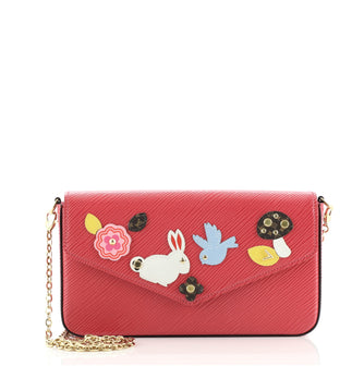 Louis Vuitton Felicie Pochette Limited Edition Patchwork Epi Leather