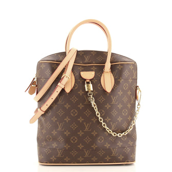 Louis Vuitton Carry All Handbag Monogram Canvas MM