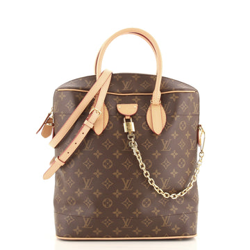 Louis Vuitton Carry All Handbag Monogram Canvas MM