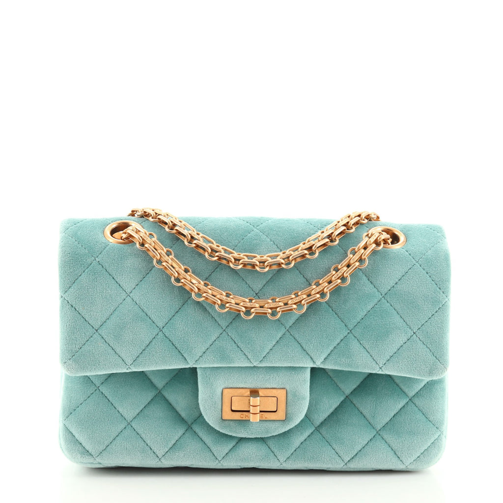 Brand New - Chanel Neon Pink Square Mini Classic Flap Bag Velvet