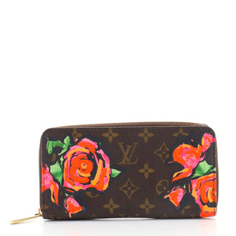 Louis Vuitton Zippy Wallet Limited Edition Monogram Roses