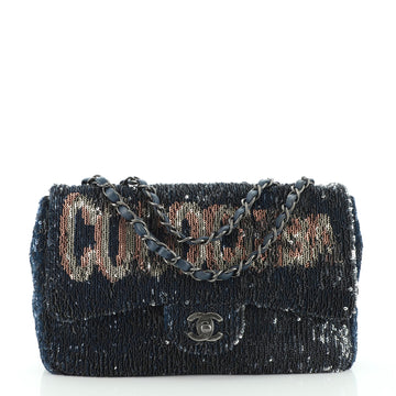 Chanel Coco Cuba Flap Bag Sequins Medium