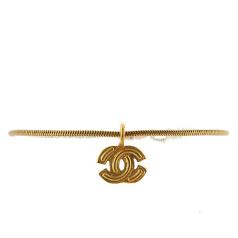 Chanel CC Charm Snake Chain Bracelet Metal