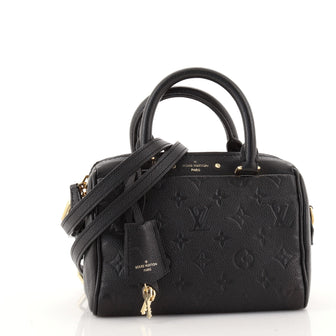 Louis Vuitton Speedy Bandouliere NM Handbag Monogram Empreinte Leather 20