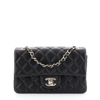 Chanel Classic Single Flap Bag Quilted Lambskin Mini