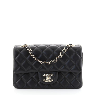 Chanel Classic Single Flap Bag Quilted Lambskin Mini