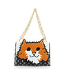 LOUIS VUITTON Epi Catogram Cat Bag Orange Black 380539