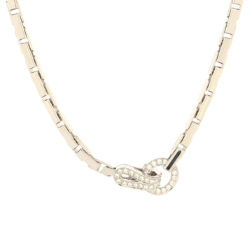 Cartier Agrafe Necklace 18K Yellow Gold and Diamonds