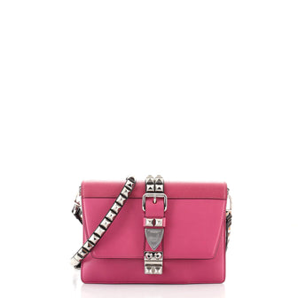 Prada Elektra Shoulder Bag Studded Leather Small