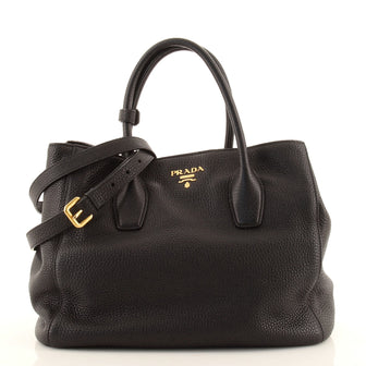 Prada Convertible Open Tote Vitello Daino Medium