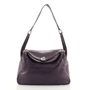 Hermes Lindy Bag Niloticus Crocodile 30
