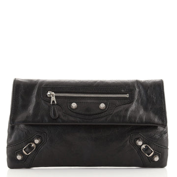 Balenciaga Giant Studs Envelope Clutch Leather