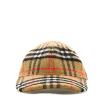 Burberry Baseball Cap Vintage Check Wool