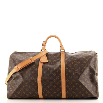 Louis Vuitton Keepall Bandouliere Bag Monogram Canvas 60