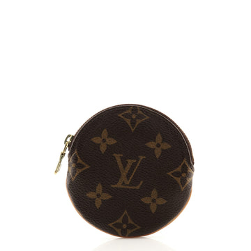 Louis Vuitton Round Coin Purse Monogram Canvas