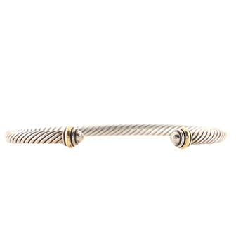 David Yurman Cable Classic Bracelet Sterling Silver and 18K Yellow Gold 4mm