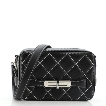 Alexander McQueen The Myth Camera Bag Quilted Leather