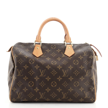 Louis Vuitton Speedy Handbag Monogram Canvas 30