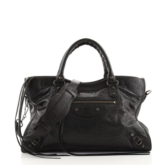 Balenciaga City Classic Studs Bag Leather Medium