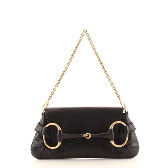 Gucci Horsebit Chain Clutch Leather Medium