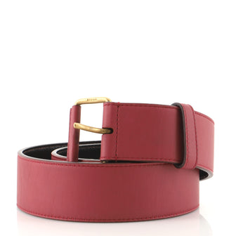 Gucci Grommet Belt Leather Wide