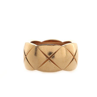 Chanel Coco Crush Ring 18K Beige Gold Medium