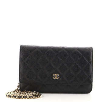 Chanel Wallet on Chain Quilted Caviar