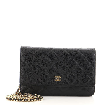 Chanel Wallet on Chain Quilted Caviar