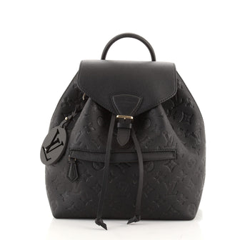 Louis Vuitton Montsouris Backpack NM Monogram Empreinte Leather PM