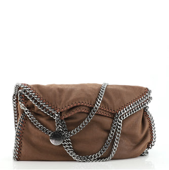 Stella McCartney Falabella Fold Over Bag Shaggy Deer