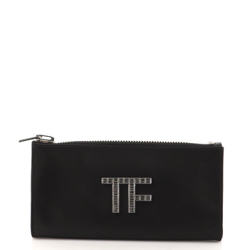 Tom Ford TF Zip Clutch Satin with Crystals