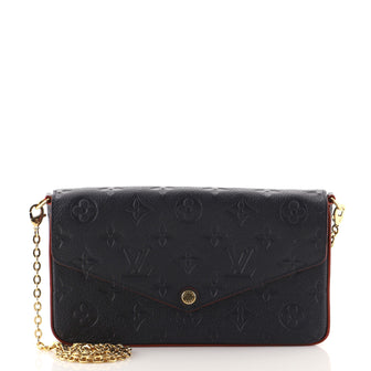 Louis Vuitton Felicie Pochette Monogram Empreinte Leather