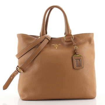 Prada Convertible Shopping Tote Vitello Daino Medium