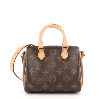 LOUIS VUITTON Monogram Nano Speedy Bandouliere 1229421